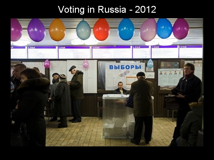 Voting in Russia - 2012 