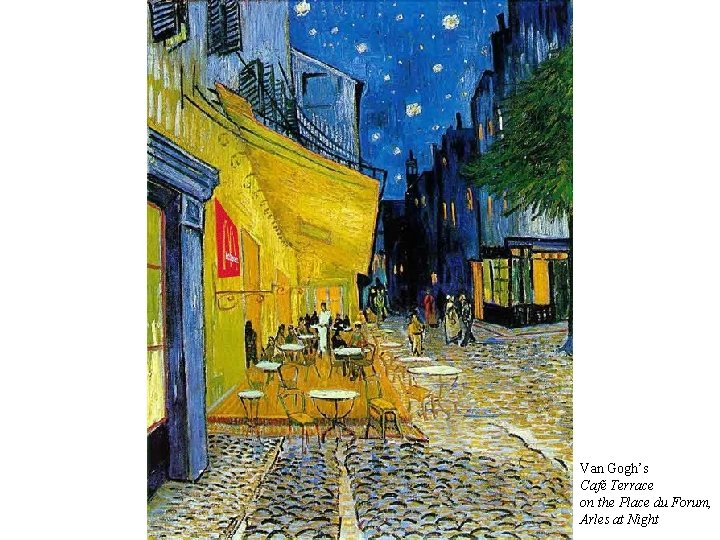 Van Gogh’s Café Terrace on the Place du Forum, Arles at Night 