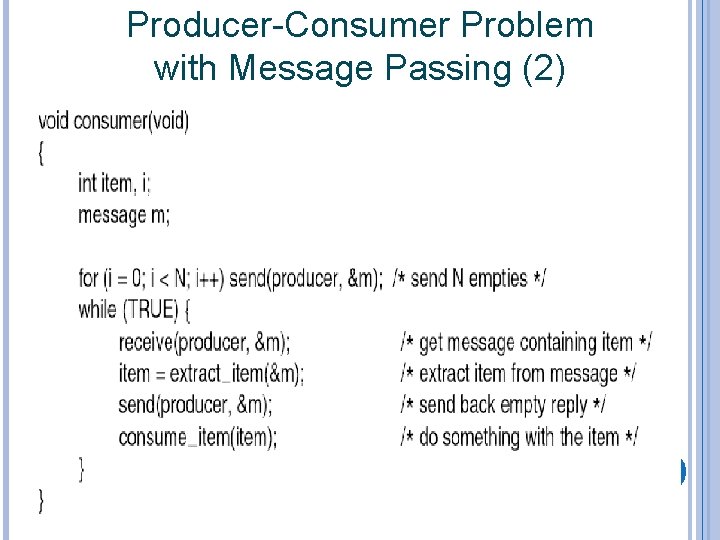 Producer-Consumer Problem with Message Passing (2). . . 