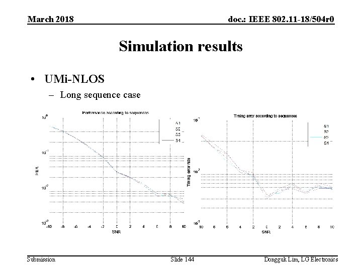 March 2018 doc. : IEEE 802. 11 -18/504 r 0 Simulation results • UMi-NLOS