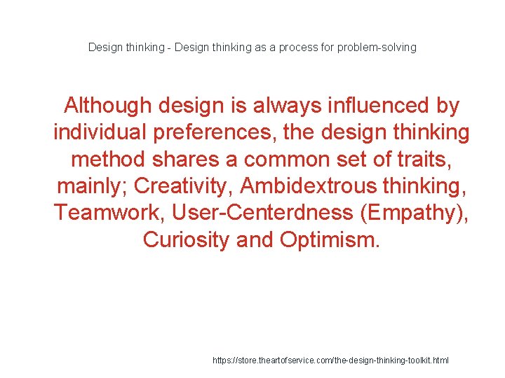 Design thinking - Design thinking as a process for problem-solving 1 Although design is