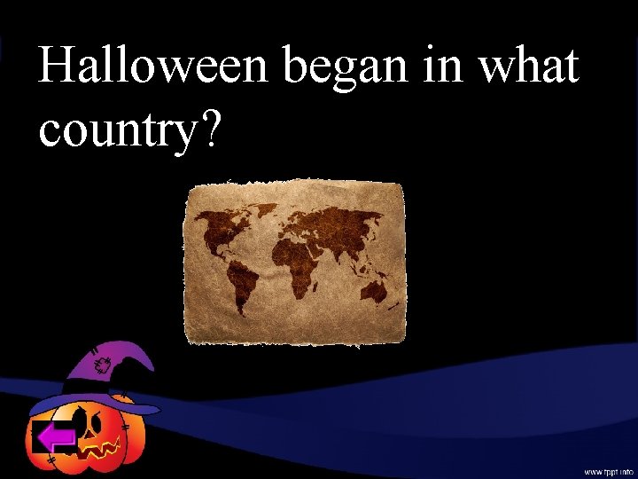Halloween began in what country? 