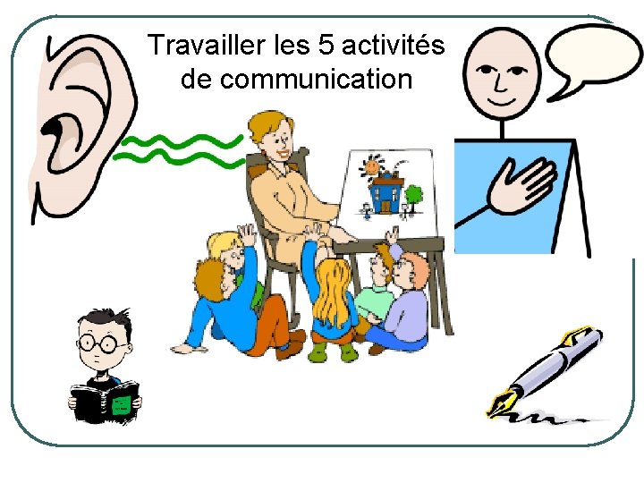 Travailler les 5 activités de communication 