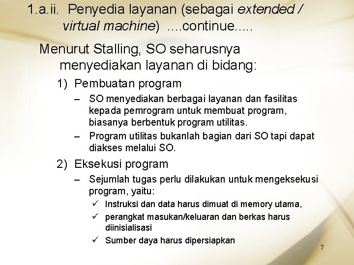 1. a. ii. Penyedia layanan (sebagai extended / virtual machine). . continue. . .