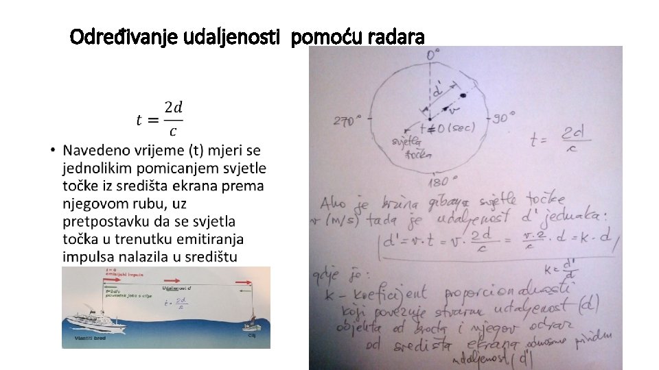 Određivanje udaljenosti pomoću radara • 