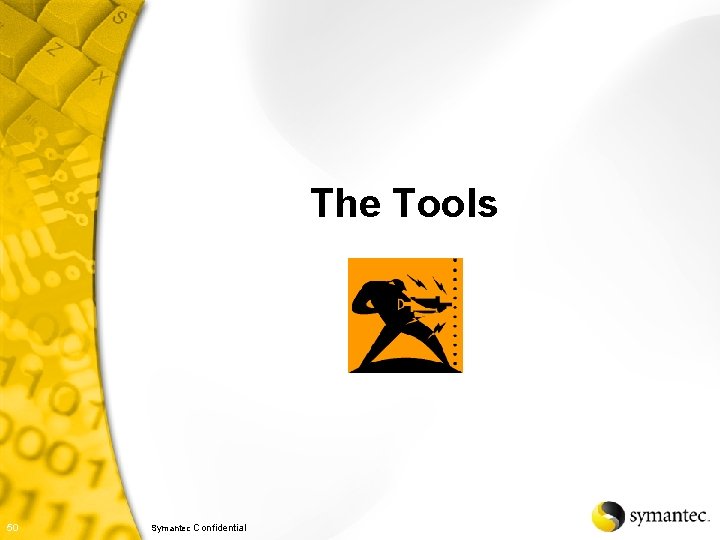 The Tools 50 Symantec Confidential 