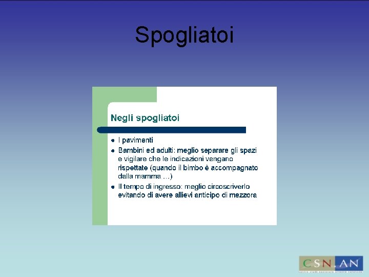 Spogliatoi 