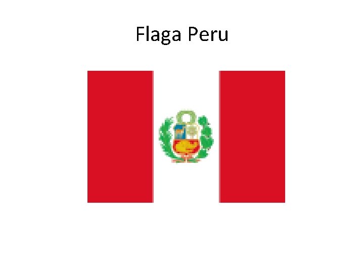 Flaga Peru 