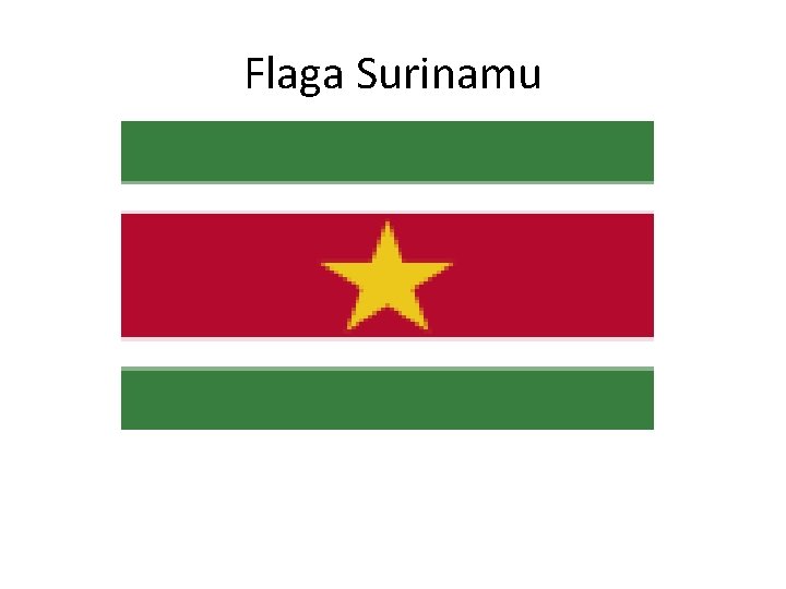 Flaga Surinamu 