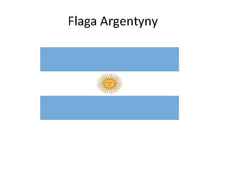 Flaga Argentyny 