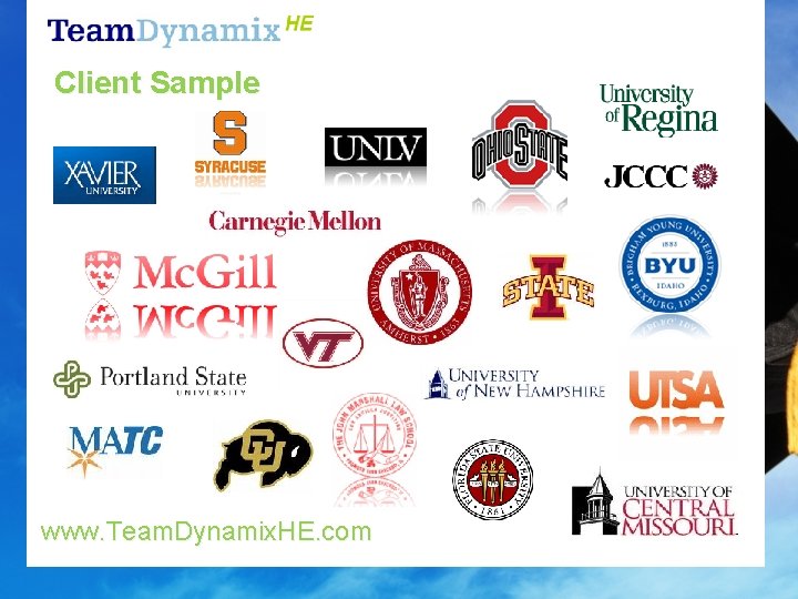 Client Sample www. Team. Dynamix. HE. com 