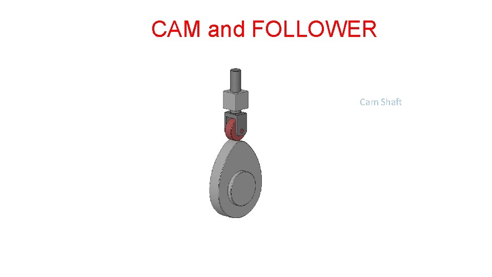 CAM and FOLLOWER Cam Shaft 