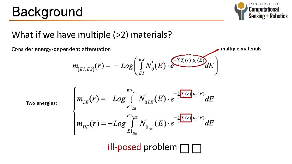 Material Decomposition using Dual Energy Xray of the