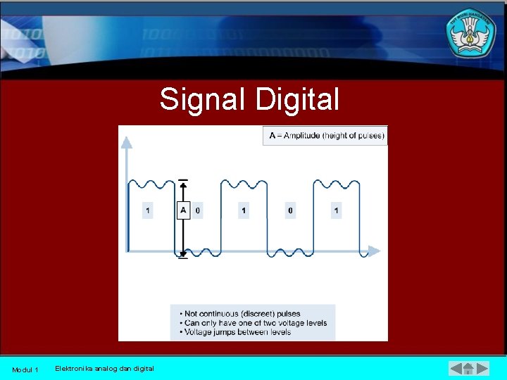 Signal Digital Modul 1 Elektronika analog dan digital 
