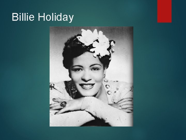 Billie Holiday 