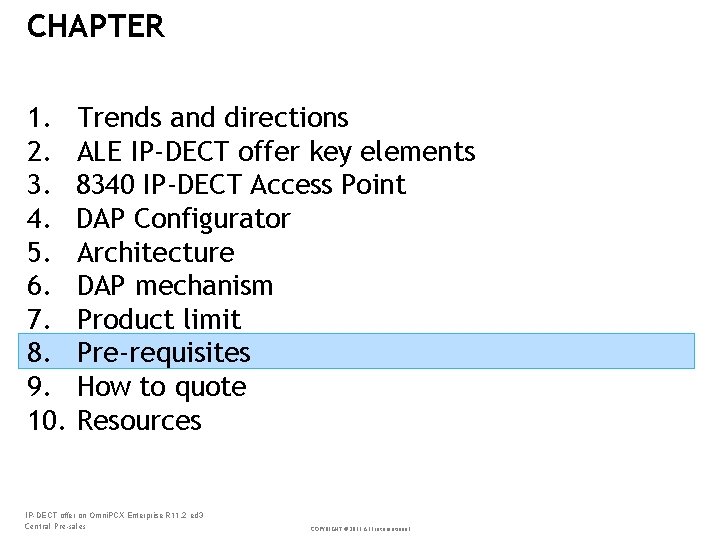 CHAPTER 1. 2. 3. 4. 5. 6. 7. 8. 9. 10. Trends and directions