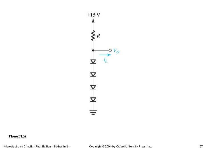 Figure E 3. 16 Microelectronic Circuits - Fifth Edition Sedra/Smith Copyright 2004 by Oxford