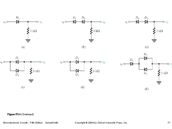Figure P 3. 4 (Continued) Microelectronic Circuits - Fifth Edition Sedra/Smith Copyright 2004 by