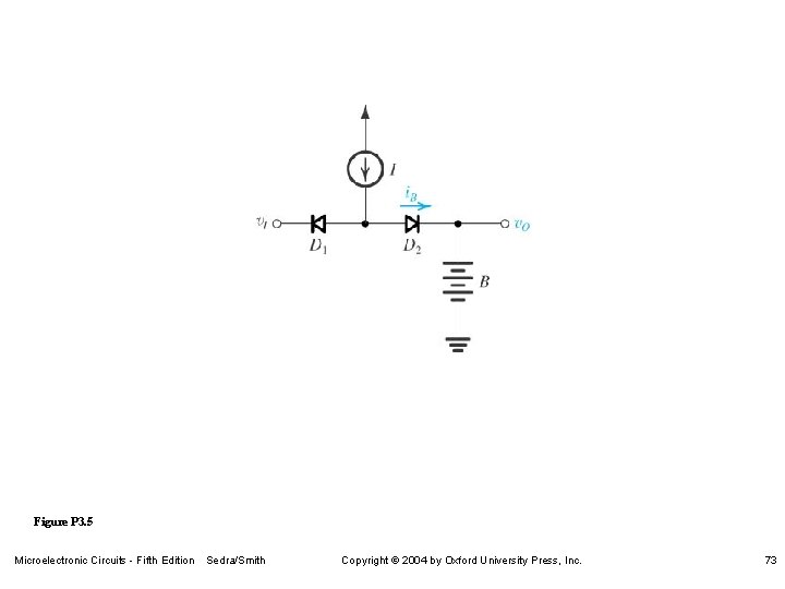 Figure P 3. 5 Microelectronic Circuits - Fifth Edition Sedra/Smith Copyright 2004 by Oxford