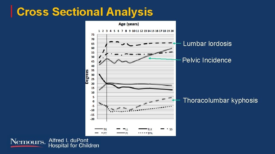 Cross Sectional Analysis Lumbar lordosis Pelvic Incidence Thoracolumbar kyphosis 