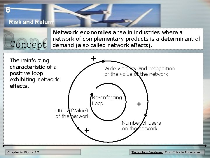 6 Risk and Return Network economies arise in industries where a network of complementary