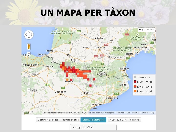 UN MAPA PER TÀXON 