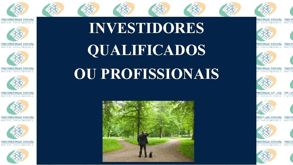 INVESTIDORES QUALIFICADOS OU PROFISSIONAIS 