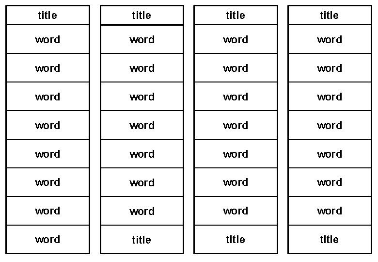 title word word word word word word word word title 