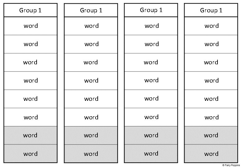 Group 1 word word word word word word word word 