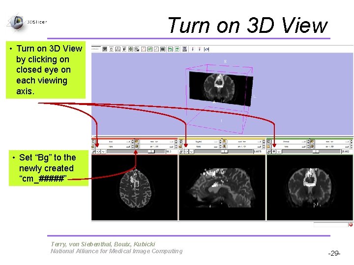 Turn on 3 D View • Turn on 3 D View by clicking on