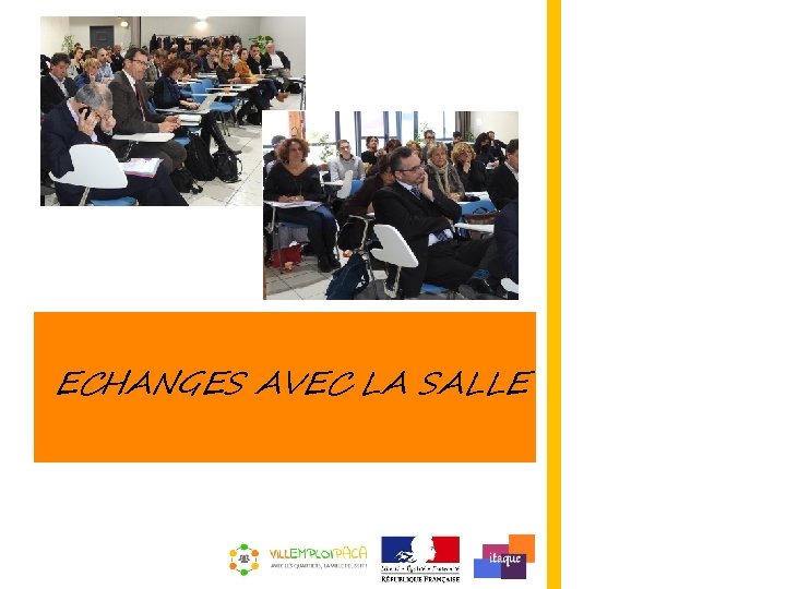 ECHANGES AVEC LA SALLE 