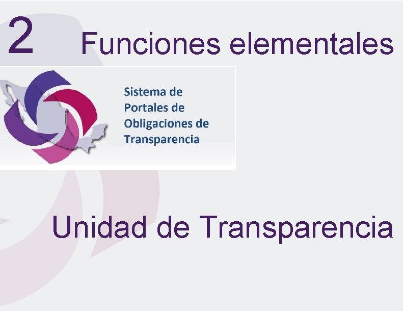 2 Funciones elementales Unidad de Transparencia 