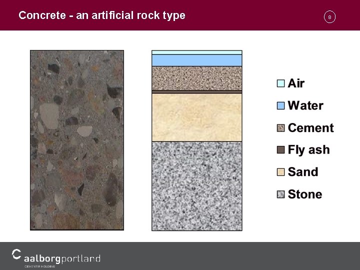 Concrete - an artificial rock type 8 