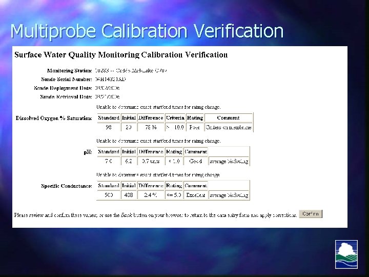 Multiprobe Calibration Verification 