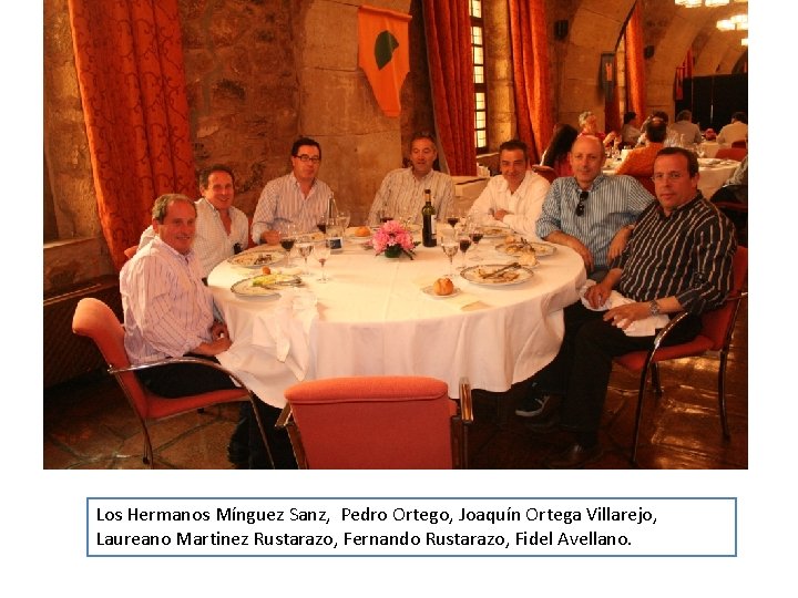 Los Hermanos Mínguez Sanz, Pedro Ortego, Joaquín Ortega Villarejo, Laureano Martinez Rustarazo, Fernando Rustarazo,