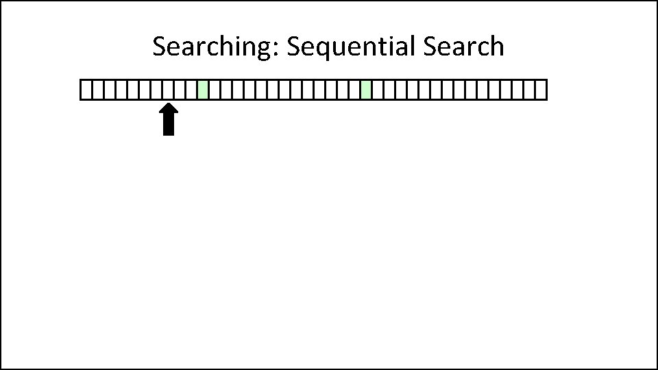 Searching: Sequential Search 