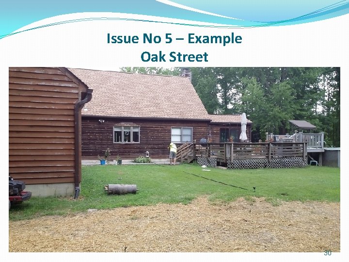 Issue No 5 – Example Oak Street 30 