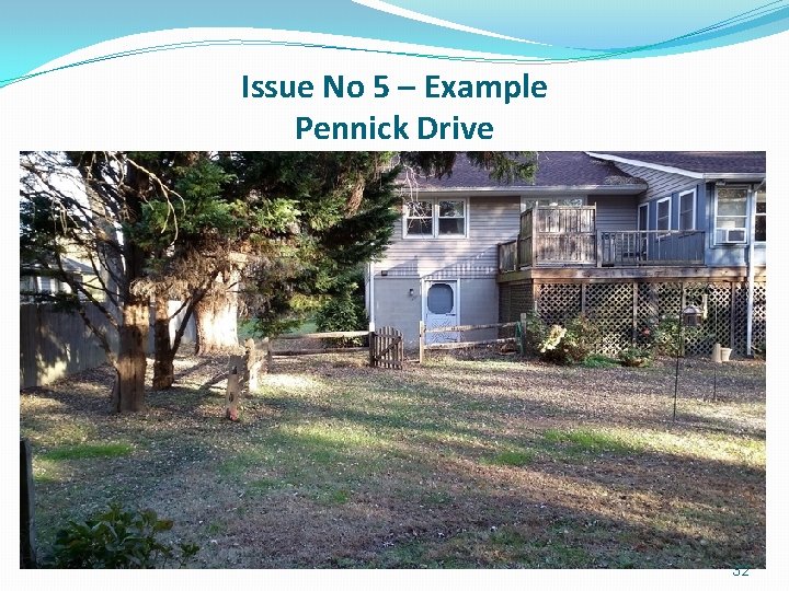 Issue No 5 – Example Pennick Drive 32 