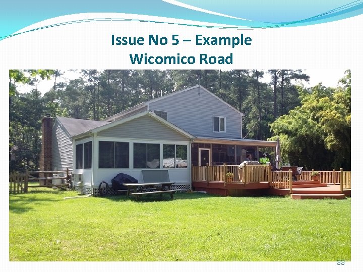 Issue No 5 – Example Wicomico Road 33 