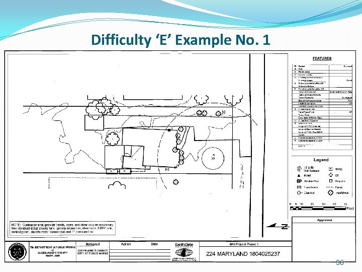 Difficulty ‘E’ Example No. 1 36 