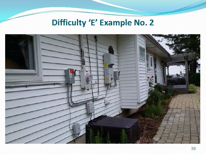 Difficulty ‘E’ Example No. 2 39 