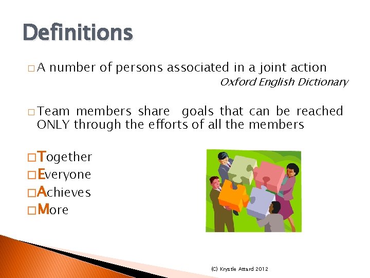 Definitions �A number of persons associated in a joint action Oxford English Dictionary � Definitions �A number of persons associated in a joint action Oxford English Dictionary �