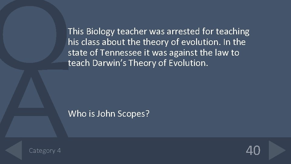 This Biology teacher was arrested for teaching his class about theory of evolution. In