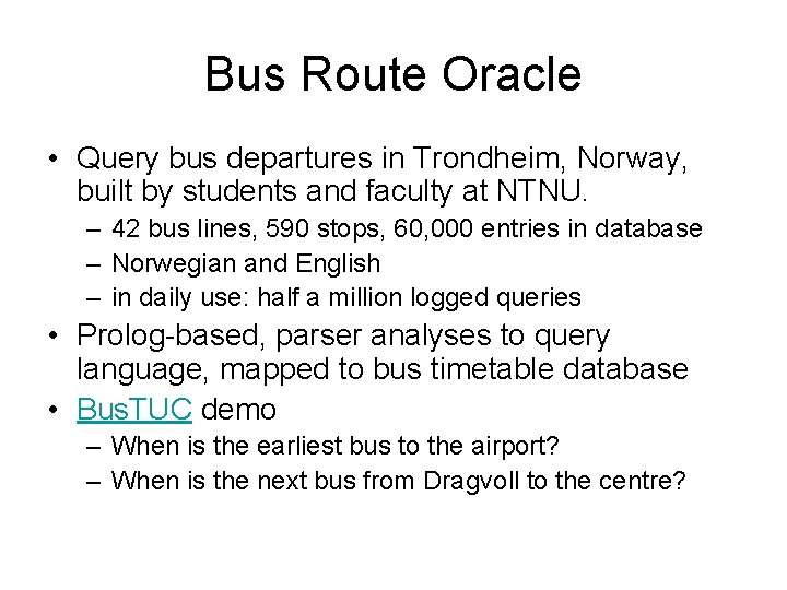 Lecture 8 Applications and demos Building applications Previous