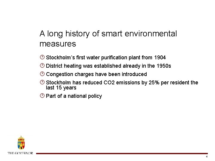 A long history of smart environmental measures · Stockholm’s first water purification plant from
