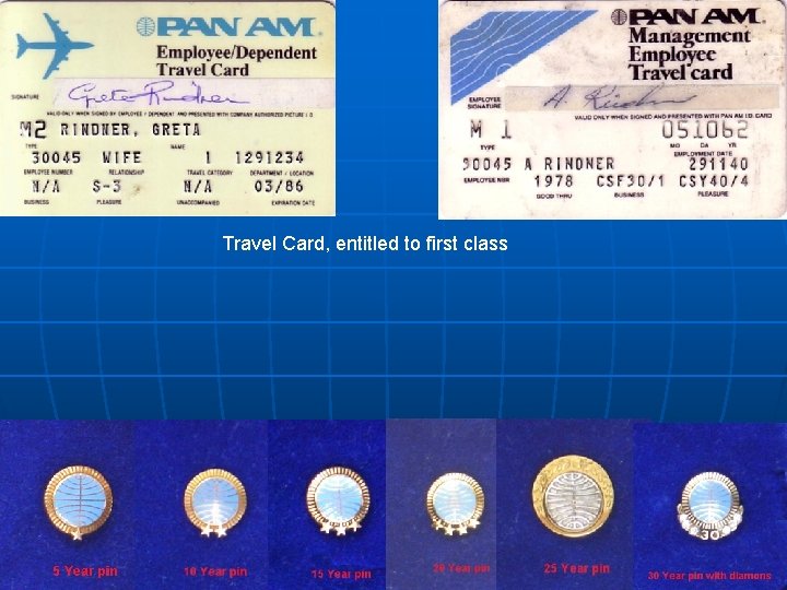 Travel Card, entitled to first class 