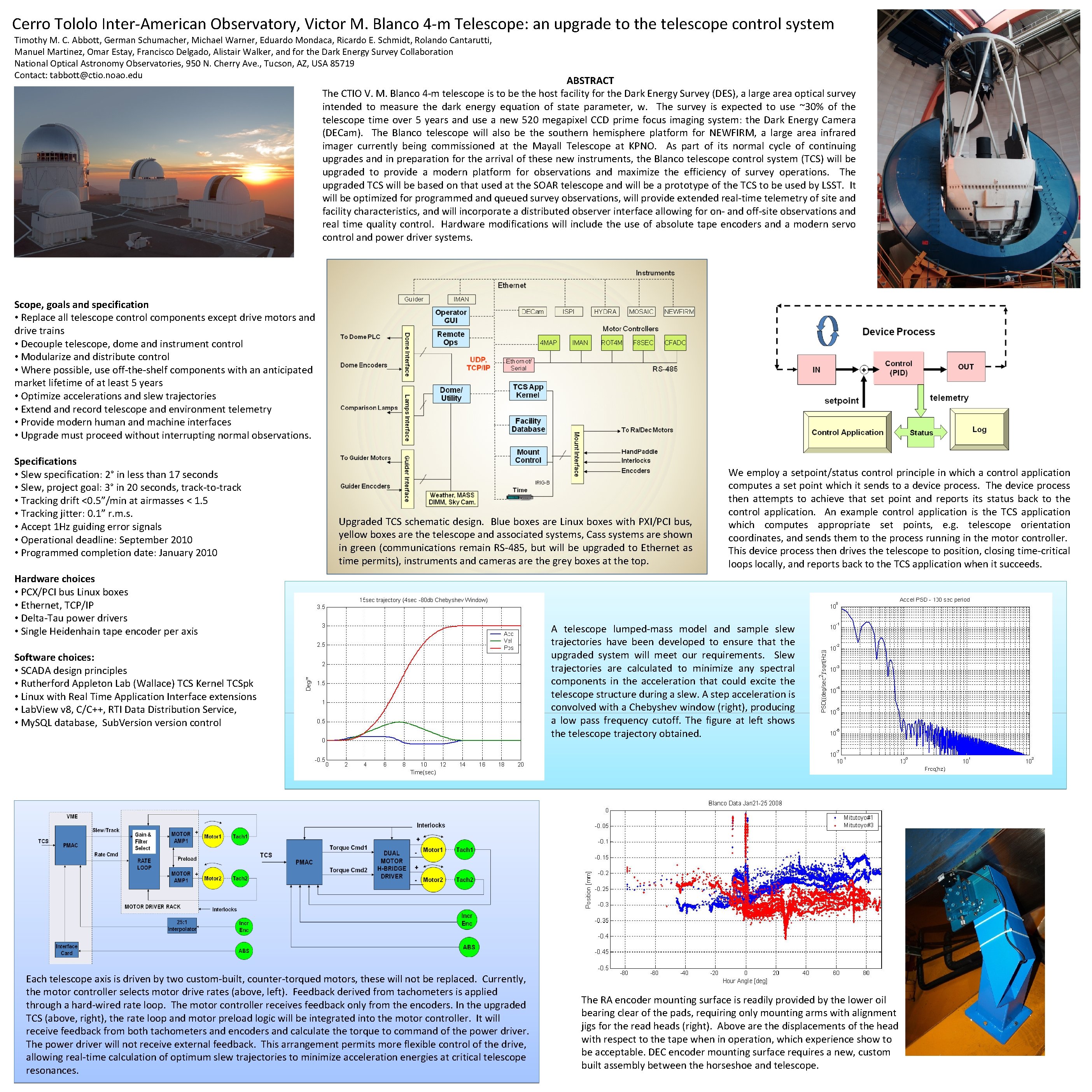 Cerro Tololo Inter-American Observatory, Victor M. Blanco 4 -m Telescope: an upgrade to the