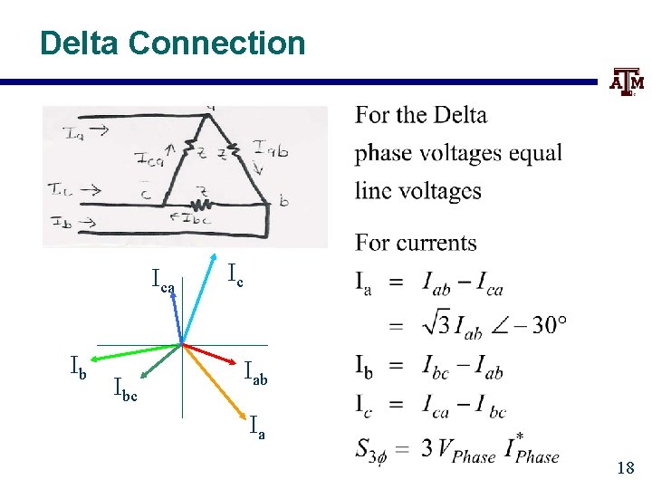 Delta Connection Ica Ib Ibc Ic Iab Ia 18 