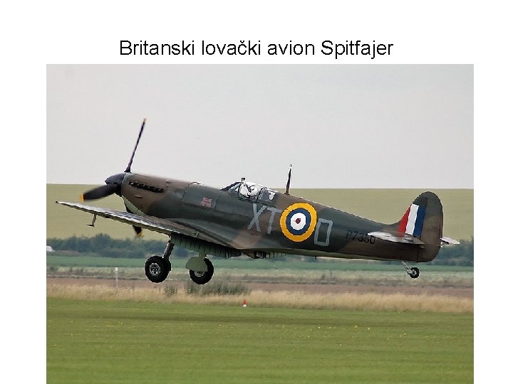 Britanski lovački avion Spitfajer 