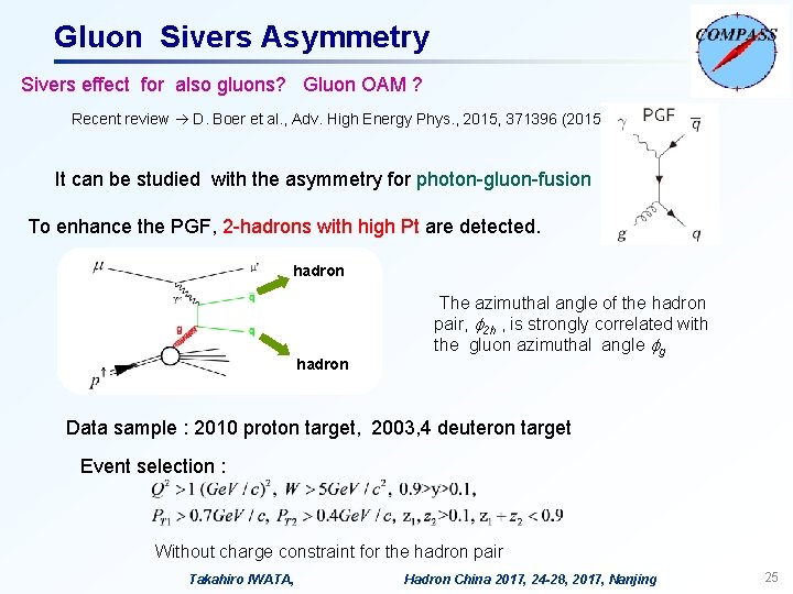 Gluon Sivers Asymmetry Sivers effect for also gluons? Gluon OAM ? Recent review D.